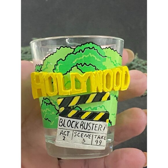 Hollywood Movie-Themed Shot Glass With 3D Stars & Blockbuster Design - Picture 1 of 3